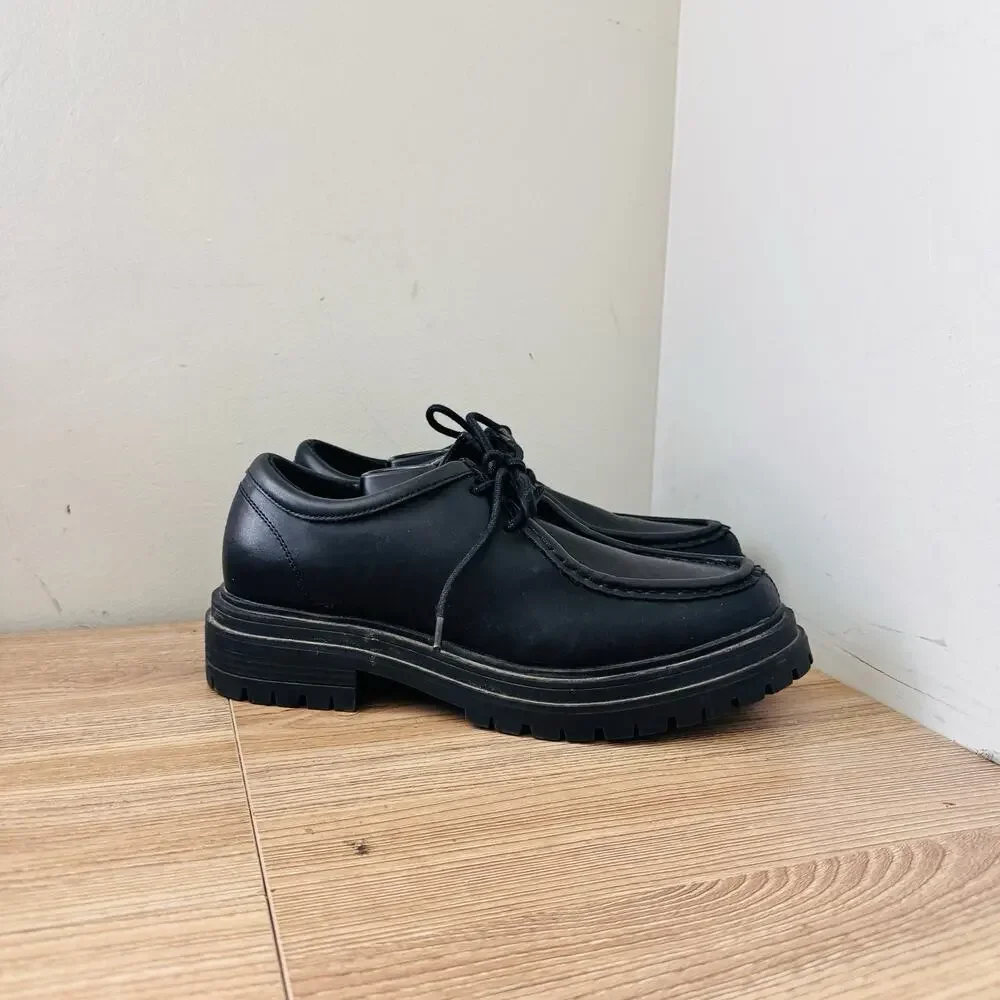 American Eagle Black Leather Oxford Loafer Men’s Size 8.5